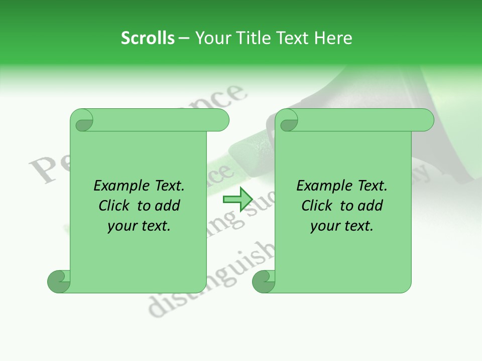Texture Color Learning PowerPoint Template