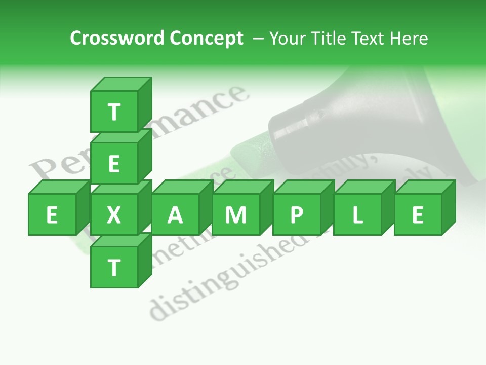 Texture Color Learning PowerPoint Template