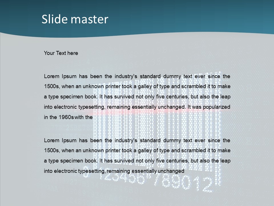 Light Concept Bar PowerPoint Template