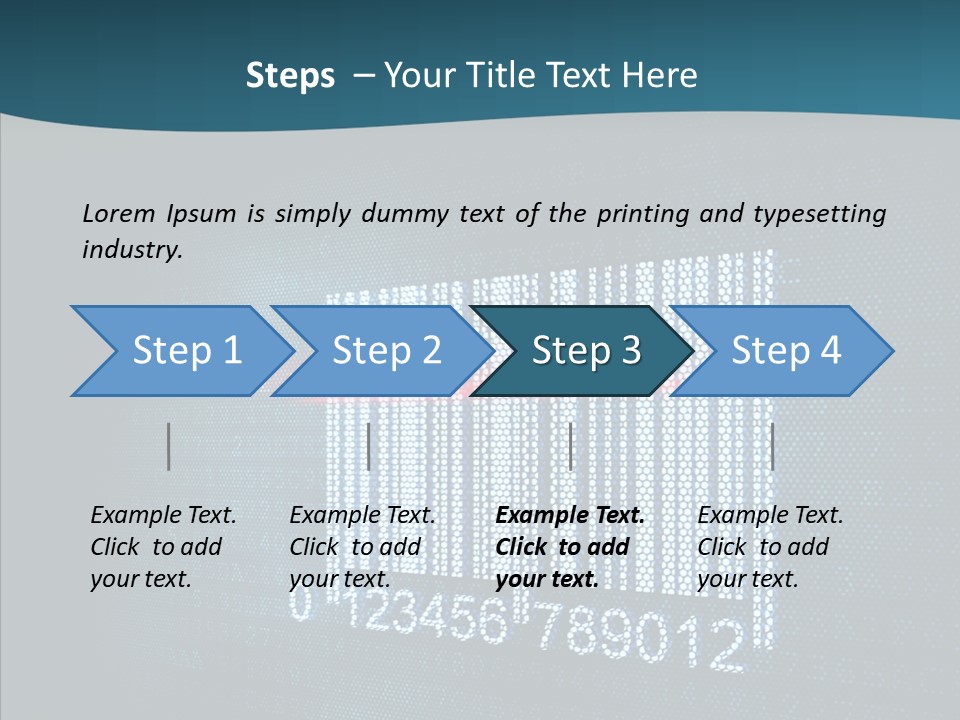 Light Concept Bar PowerPoint Template
