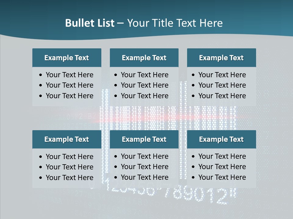 Light Concept Bar PowerPoint Template
