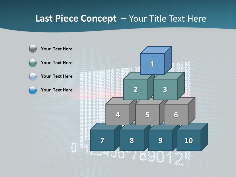 Light Concept Bar PowerPoint Template