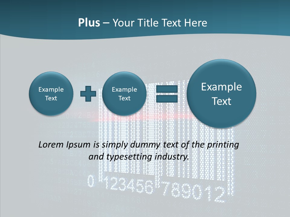 Light Concept Bar PowerPoint Template