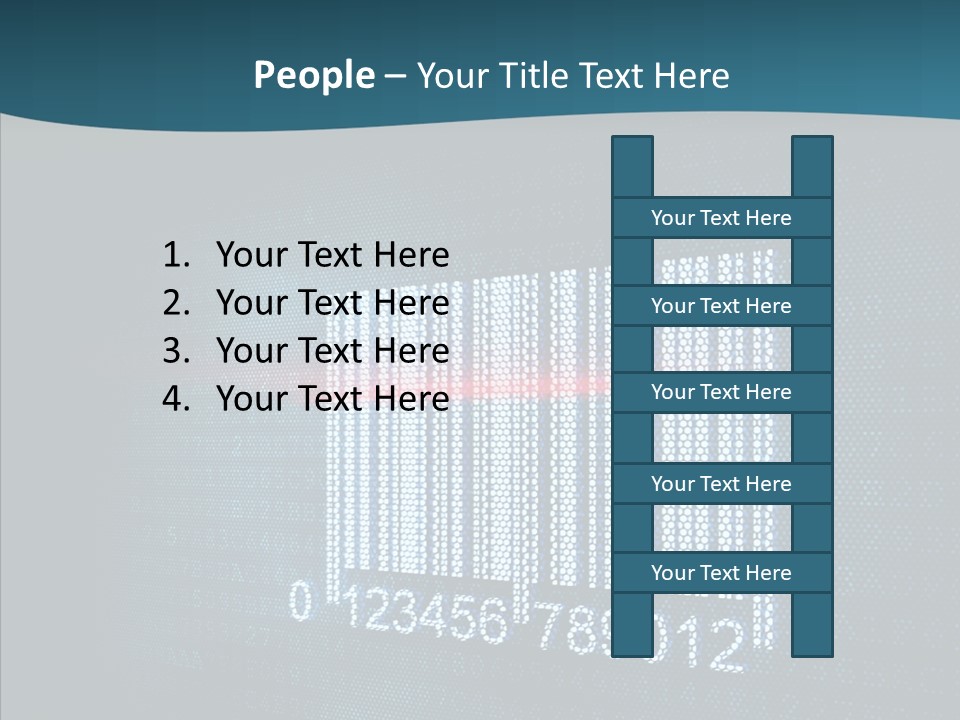 Light Concept Bar PowerPoint Template