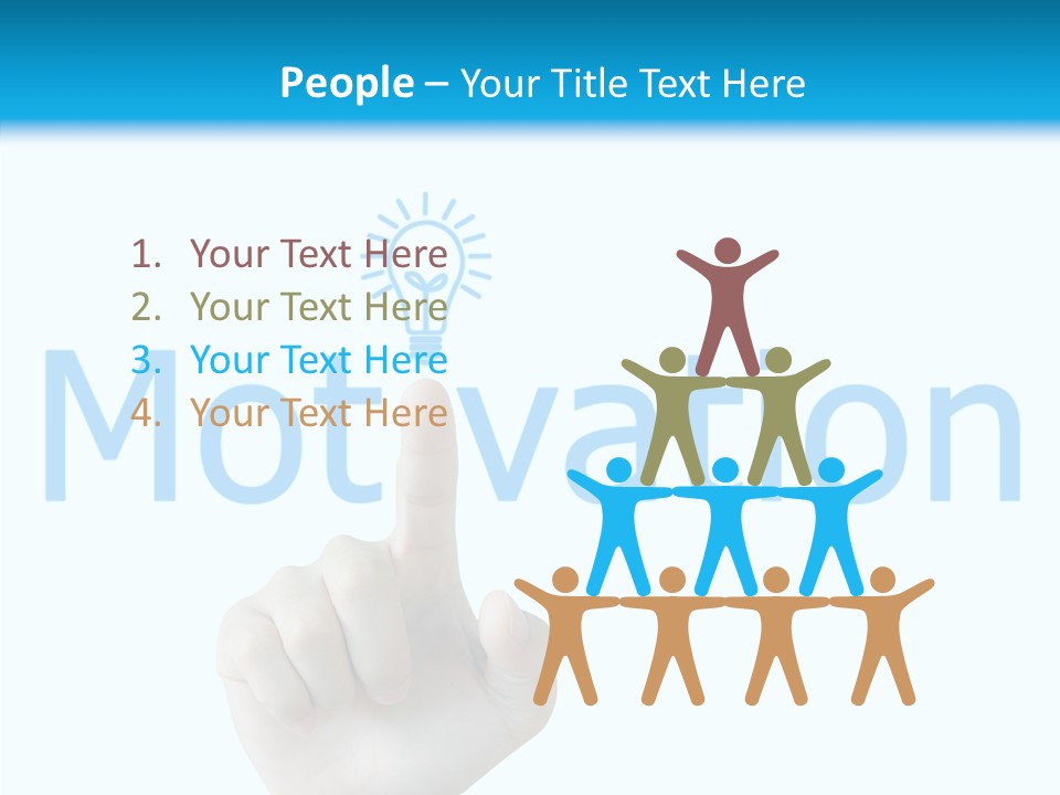 Team Positivity Achievement PowerPoint Template