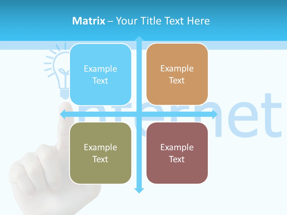 Business White Strategy PowerPoint Template