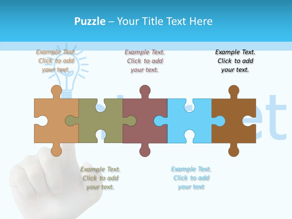 Business White Strategy PowerPoint Template