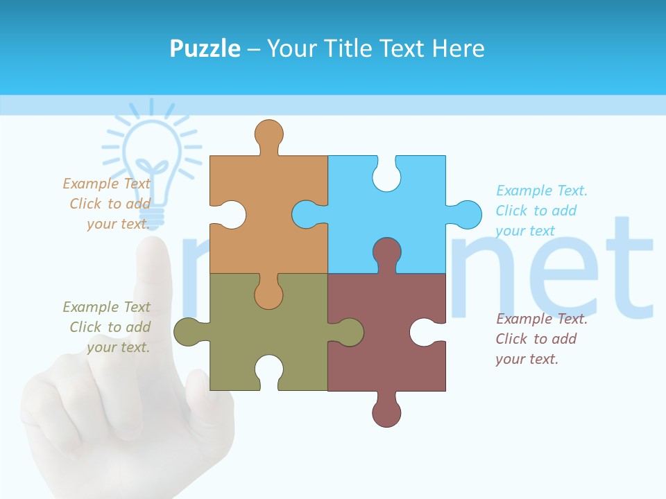 Business White Strategy PowerPoint Template