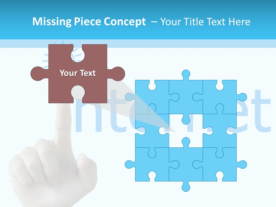 Business White Strategy PowerPoint Template