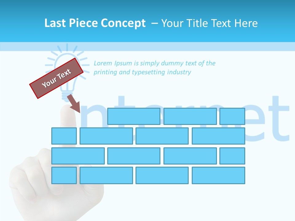 Business White Strategy PowerPoint Template