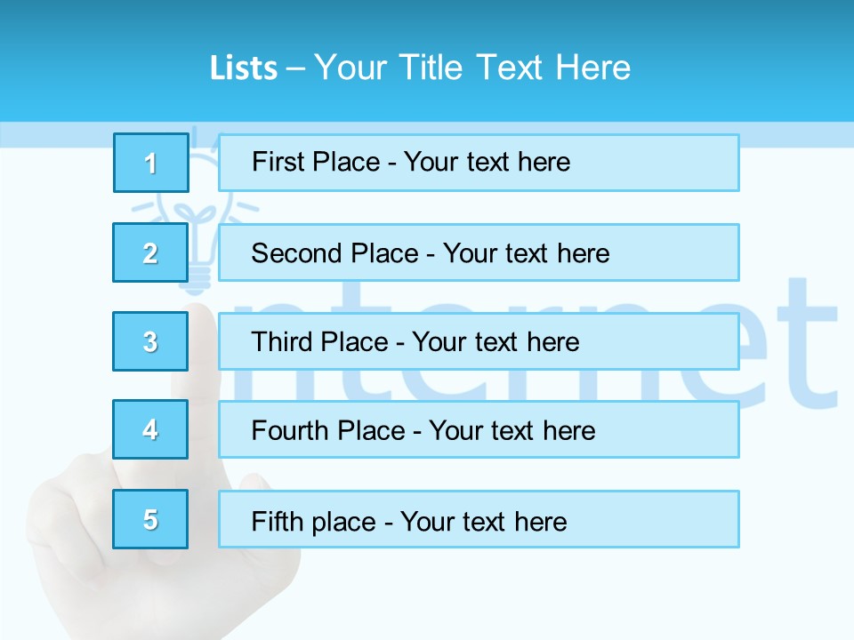 Business White Strategy PowerPoint Template