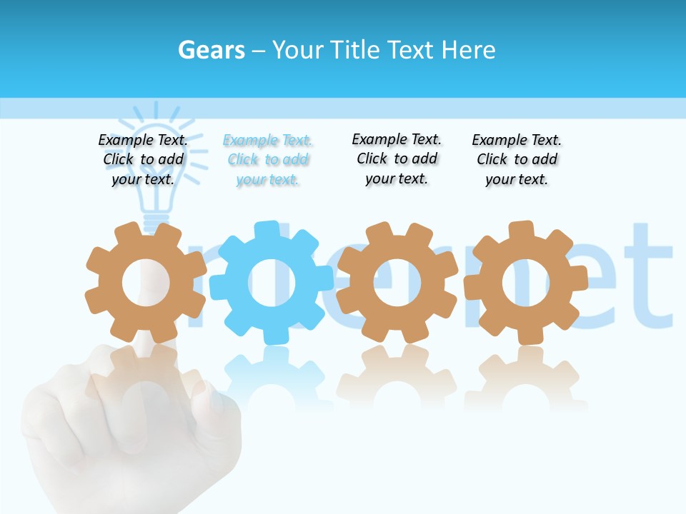 Business White Strategy PowerPoint Template