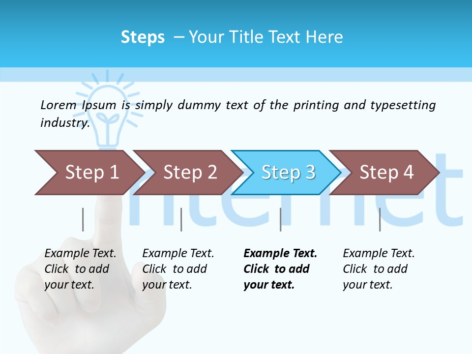 Business White Strategy PowerPoint Template