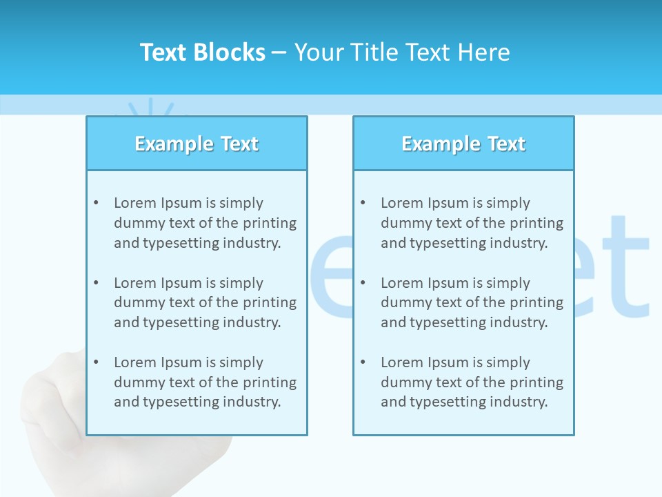 Business White Strategy PowerPoint Template
