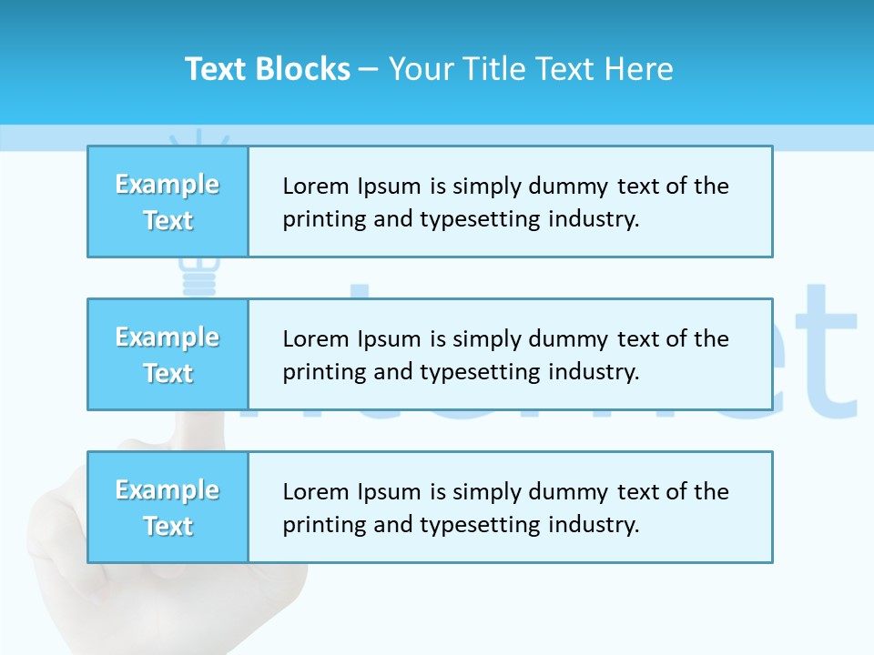 Business White Strategy PowerPoint Template