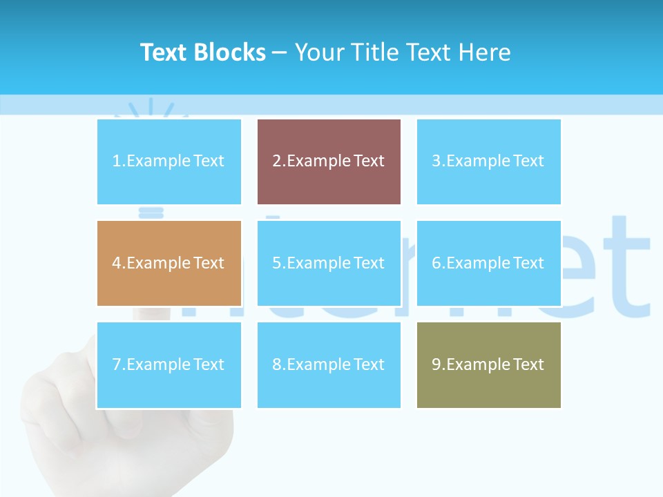 Business White Strategy PowerPoint Template