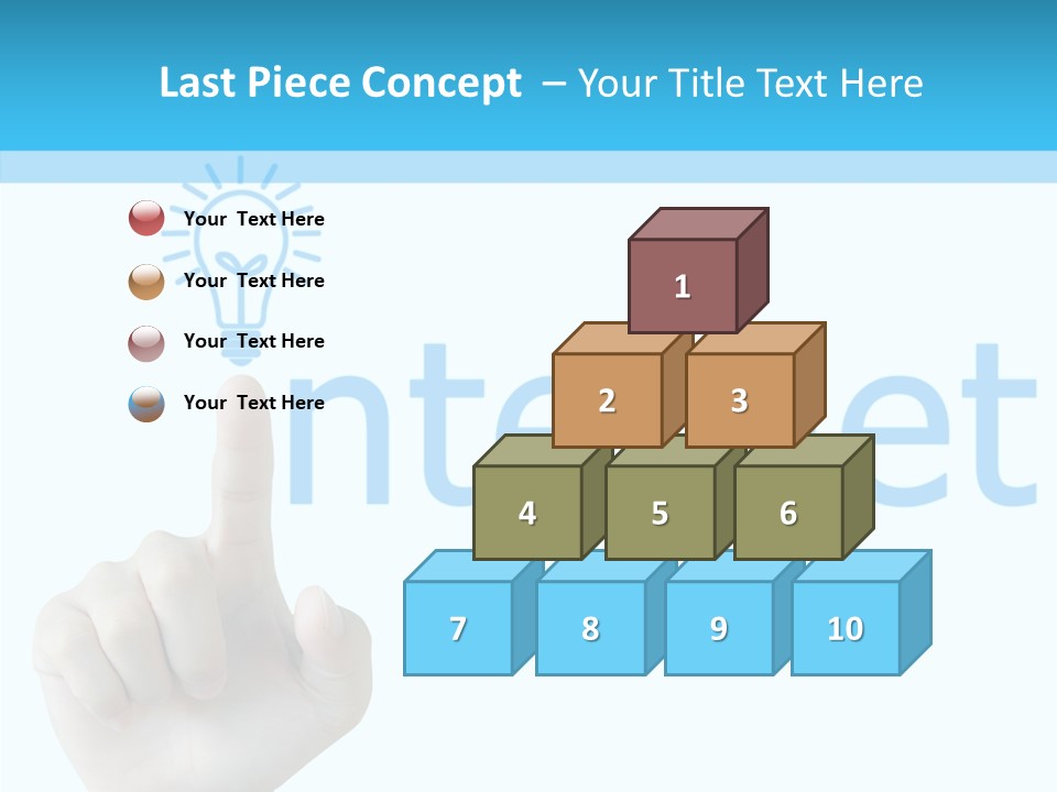 Business White Strategy PowerPoint Template