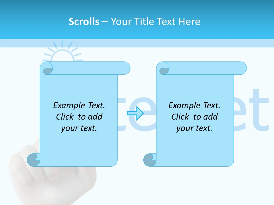 Business White Strategy PowerPoint Template