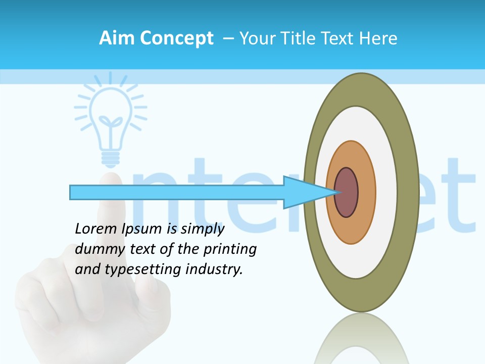 Business White Strategy PowerPoint Template