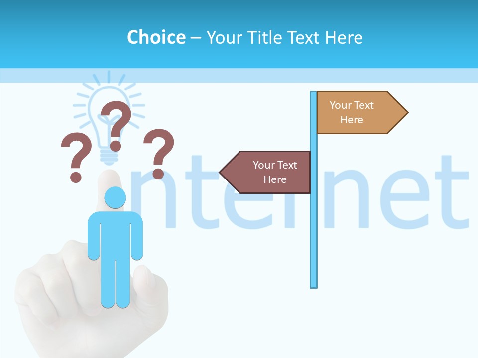 Business White Strategy PowerPoint Template