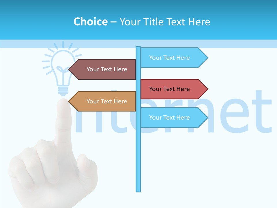 Business White Strategy PowerPoint Template