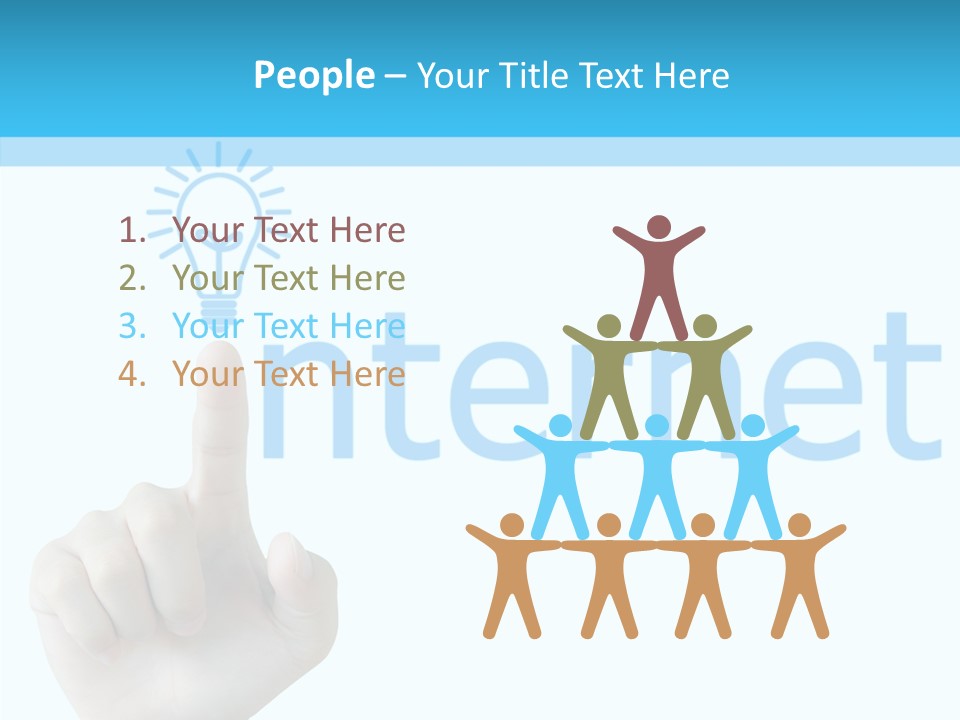 Business White Strategy PowerPoint Template