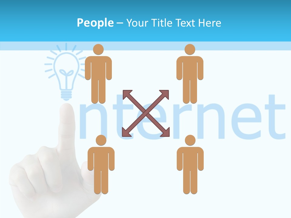 Business White Strategy PowerPoint Template