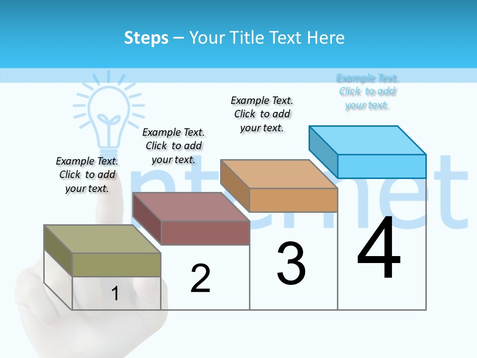 Business White Strategy PowerPoint Template
