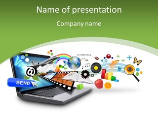 Media Isolated File PowerPoint Template