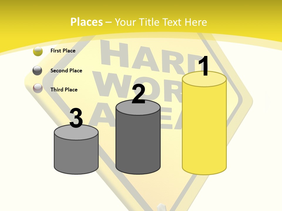 Intensive Ahead Yellow PowerPoint Template