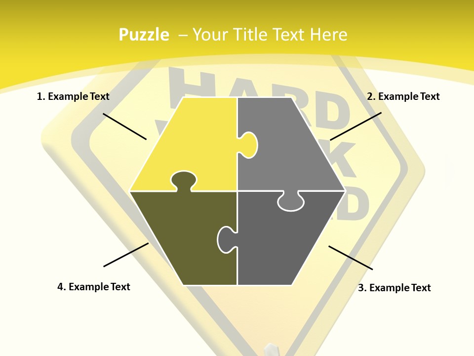 Intensive Ahead Yellow PowerPoint Template