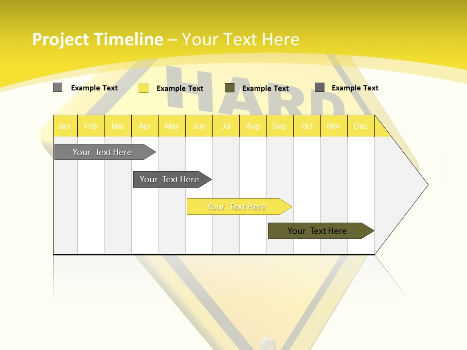 Intensive Ahead Yellow PowerPoint Template