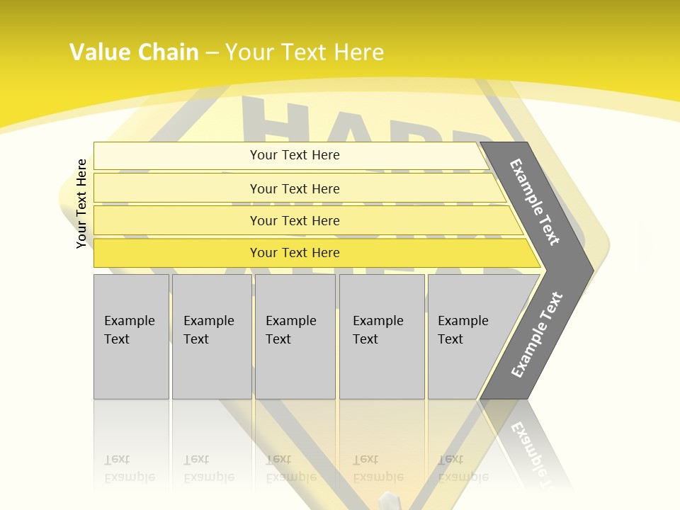 Intensive Ahead Yellow PowerPoint Template