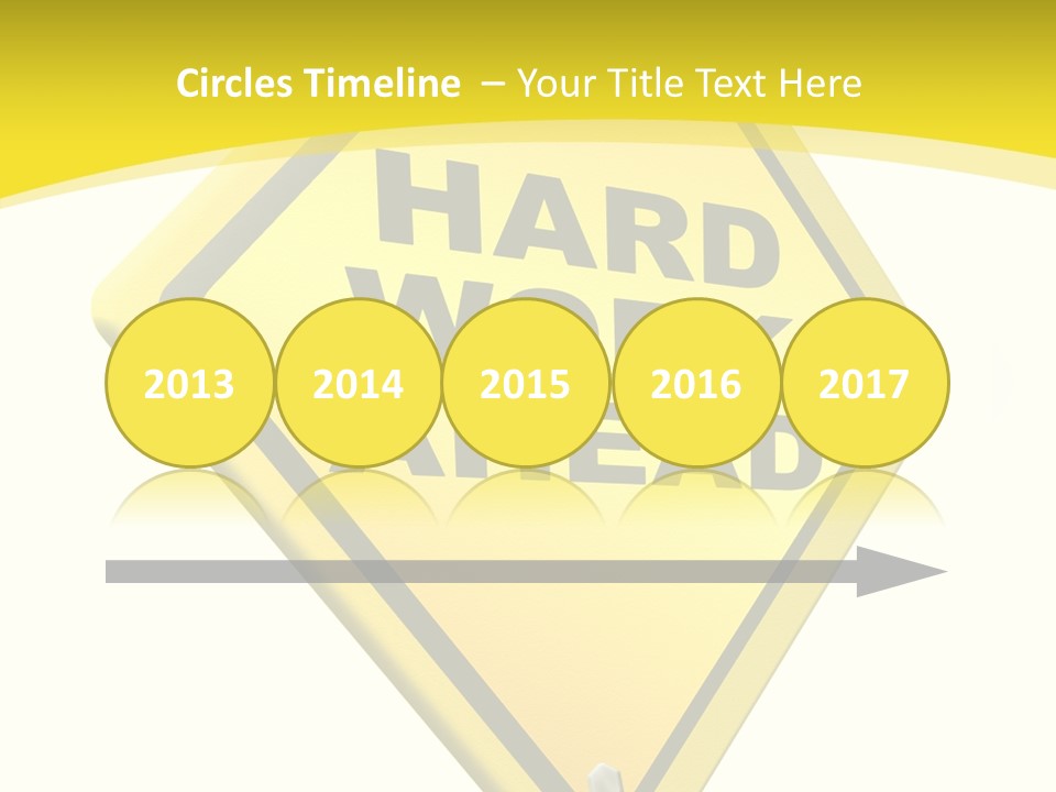 Intensive Ahead Yellow PowerPoint Template