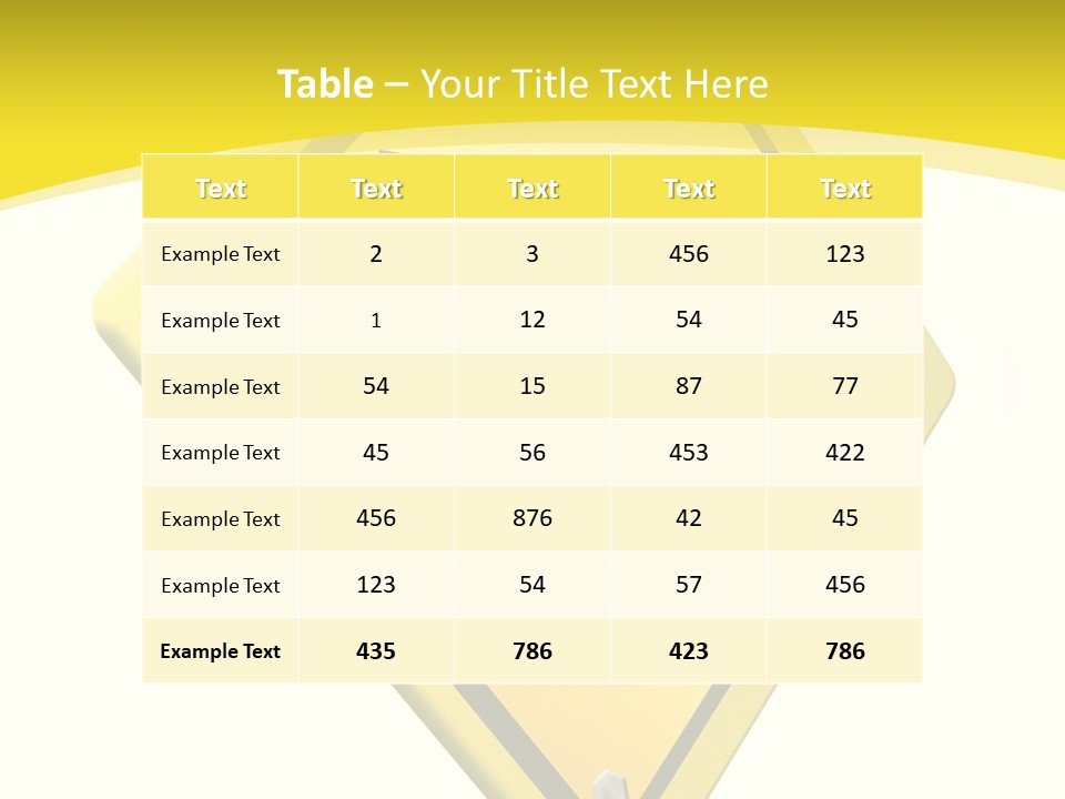 Intensive Ahead Yellow PowerPoint Template