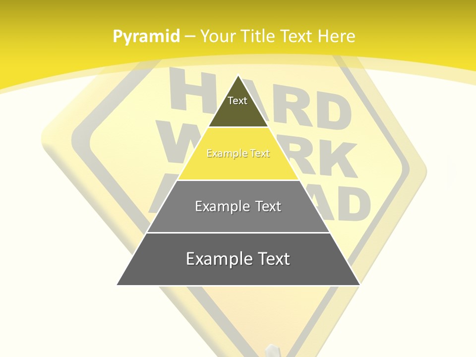 Intensive Ahead Yellow PowerPoint Template