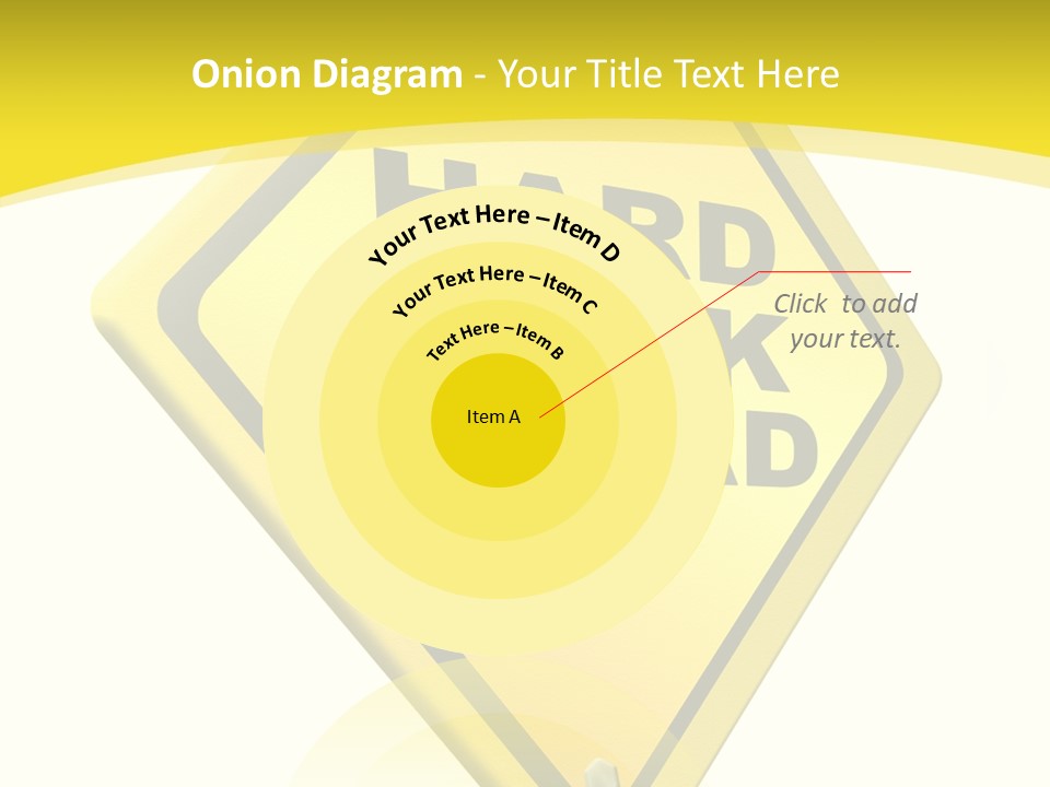 Intensive Ahead Yellow PowerPoint Template