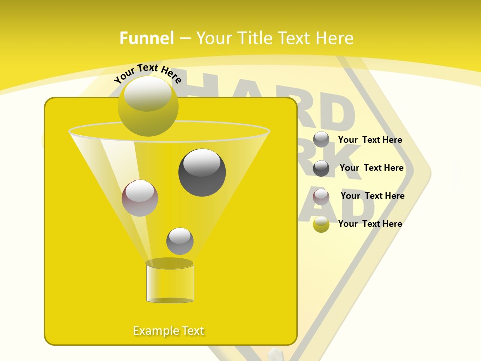Intensive Ahead Yellow PowerPoint Template