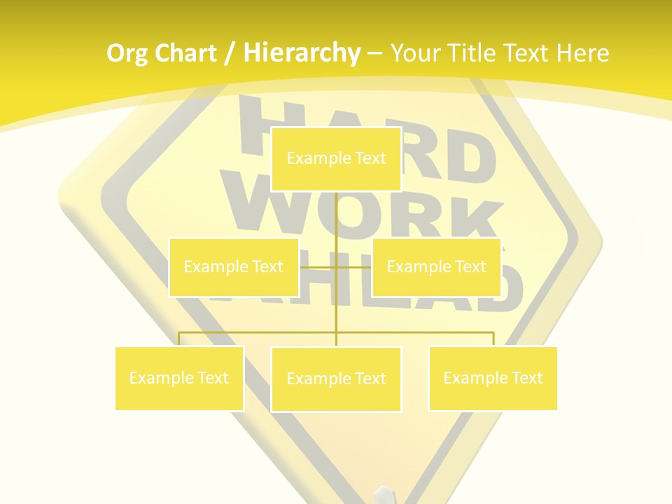 Intensive Ahead Yellow PowerPoint Template