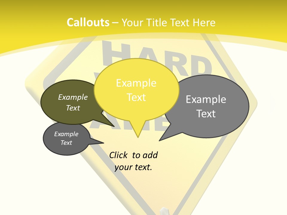 Intensive Ahead Yellow PowerPoint Template