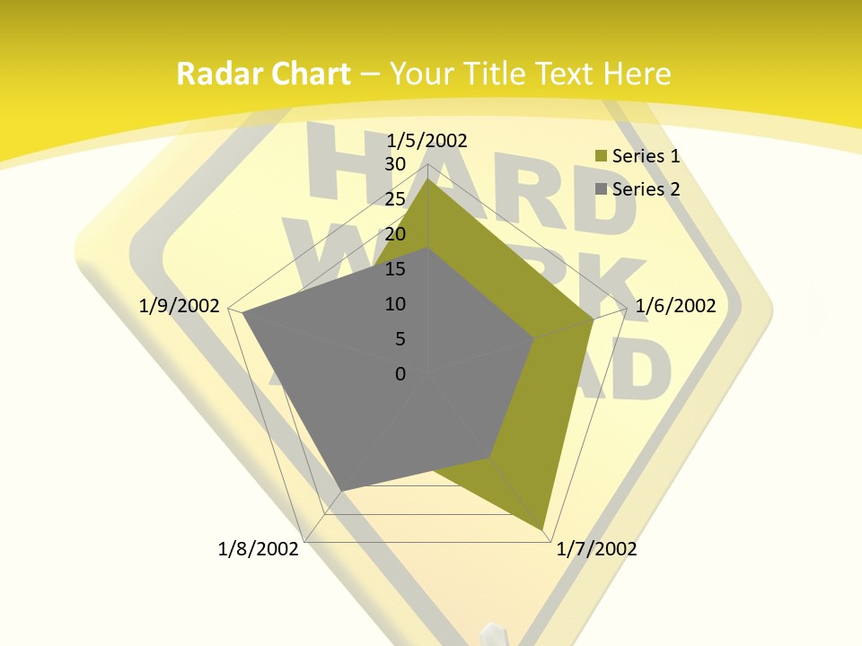 Intensive Ahead Yellow PowerPoint Template