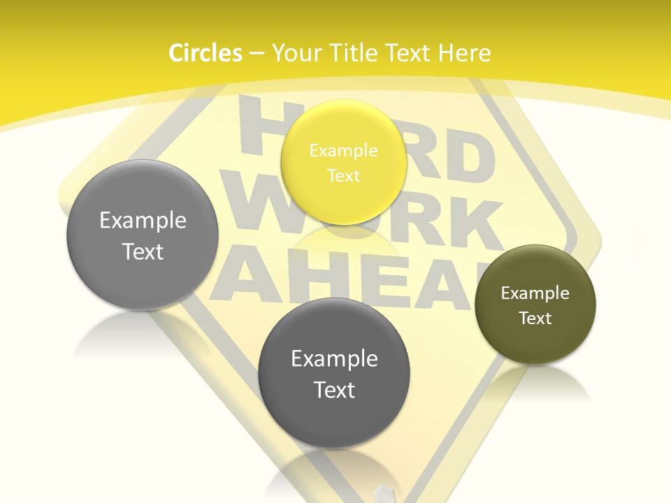 Intensive Ahead Yellow PowerPoint Template