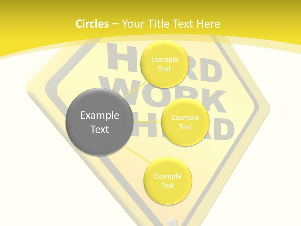 Intensive Ahead Yellow PowerPoint Template