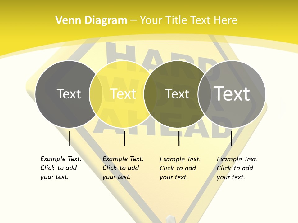 Intensive Ahead Yellow PowerPoint Template
