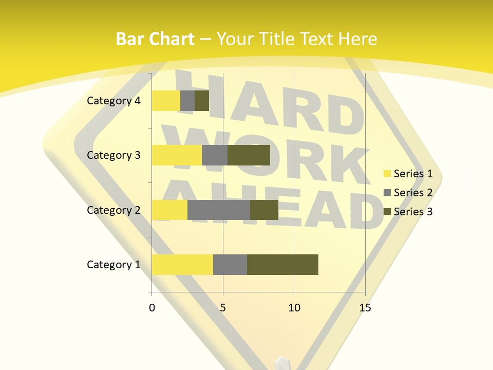 Intensive Ahead Yellow PowerPoint Template