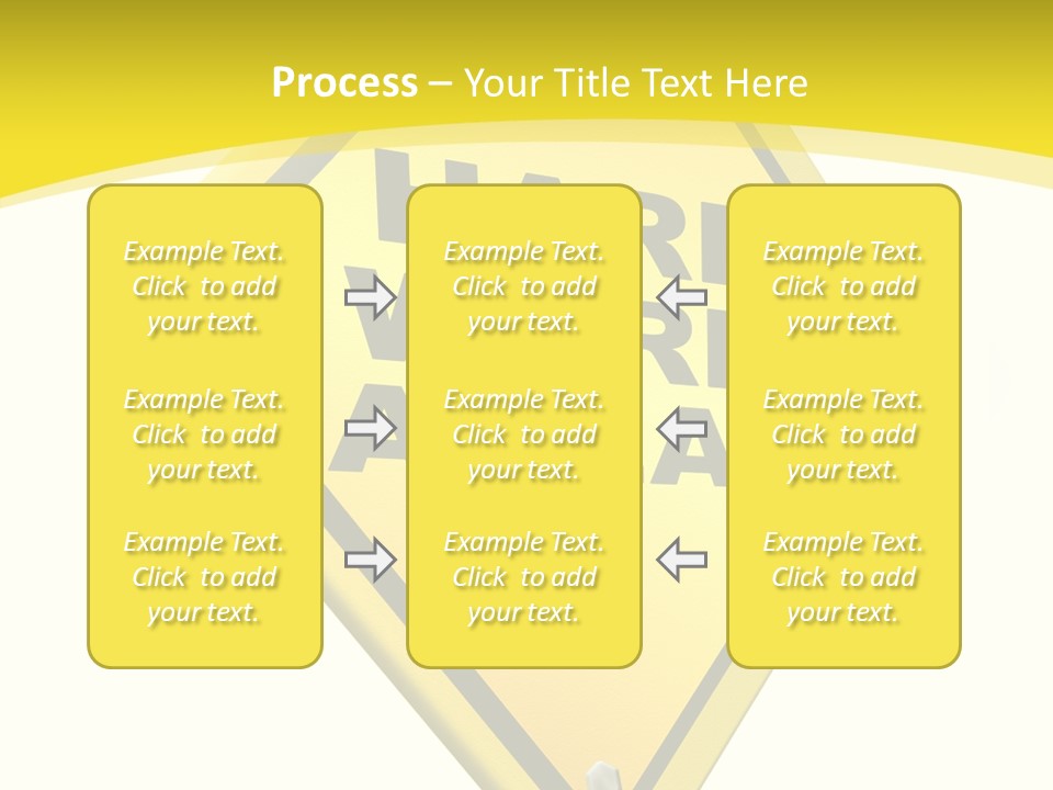 Intensive Ahead Yellow PowerPoint Template