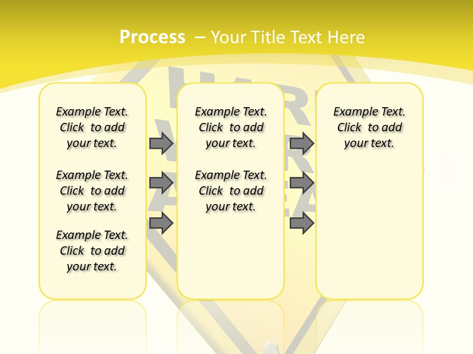 Intensive Ahead Yellow PowerPoint Template