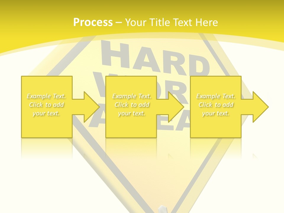 Intensive Ahead Yellow PowerPoint Template