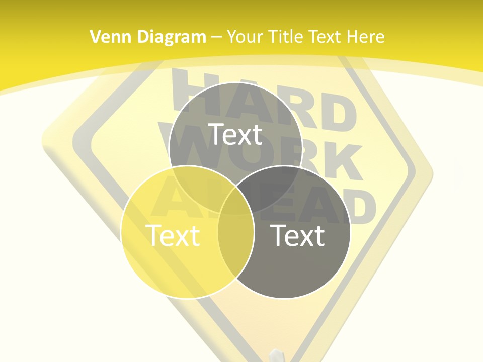 Intensive Ahead Yellow PowerPoint Template