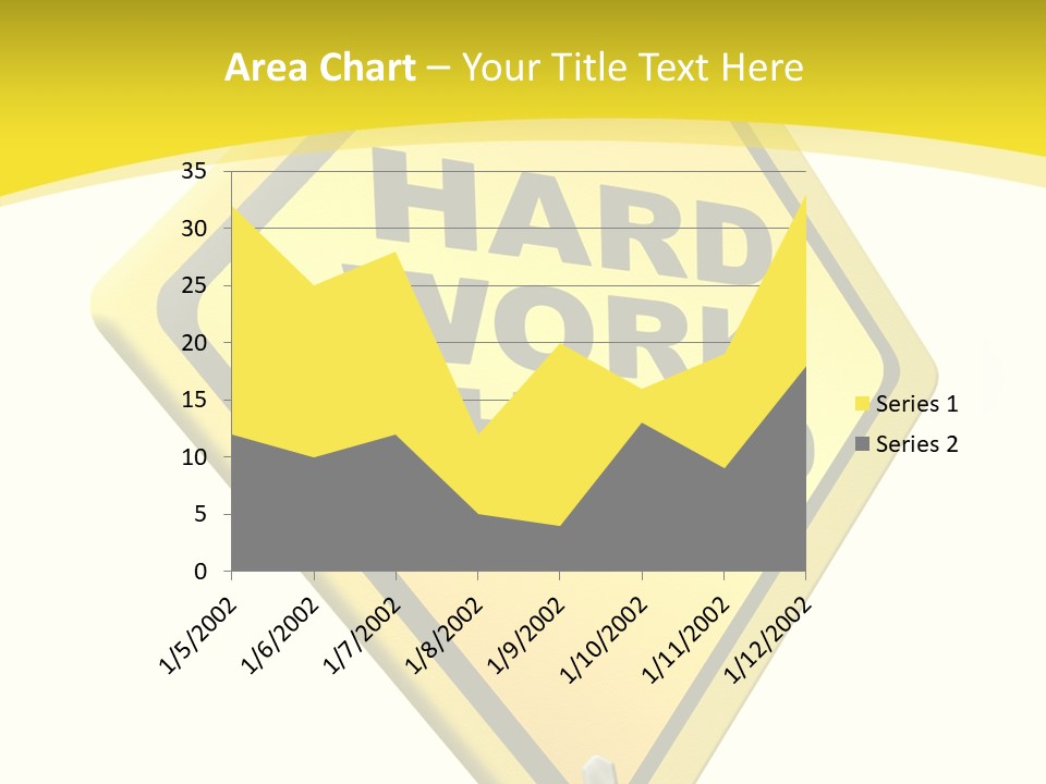 Intensive Ahead Yellow PowerPoint Template